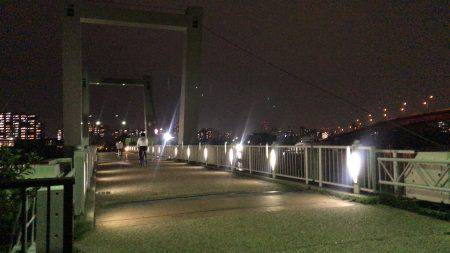 西宮浜跳ね橋 シーバス50cm